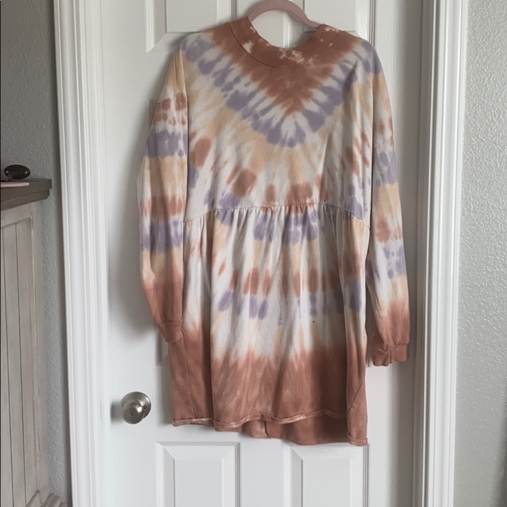 Wild fable xl tie dye long sleeve dress